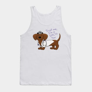 Dachshund Doctor Tank Top